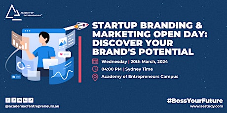 Startup Branding & Marketing Open Day: Discover Your Brand's Potential primary image
