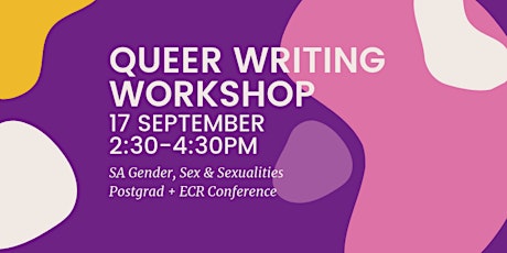 Imagem principal do evento Creative Workshop: Queer Writing