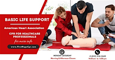 American Heart Association: Basic Life Support (BLS) Class primary image