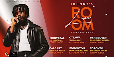 Primaire afbeelding van Johnnydrille TOUR CALGARY 2024: Multi-talented rock, R&B, afrobeat vocalist