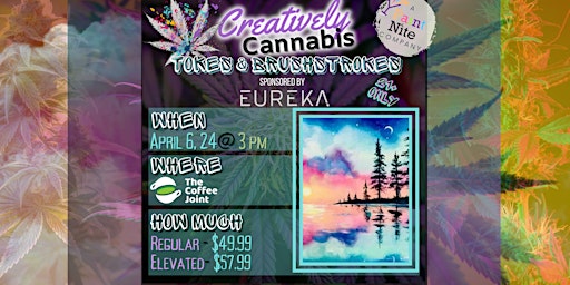 Creatively Cannabis: Tokes & Brushstrokes  (420 Smoke and Paint) 4/6/24 primary image
