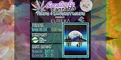 Creatively Cannabis: Tokes & Brushstrokes  (420 Smoke and Paint) 4/19/24 primary image