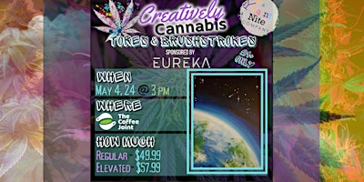 Creatively Cannabis: Tokes & Brushstrokes  (420 Smoke and Paint) 5/4/24 primary image