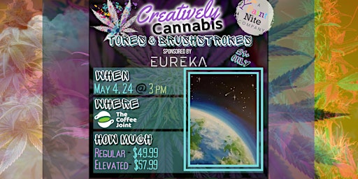 Primaire afbeelding van Creatively Cannabis: Tokes & Brushstrokes  (420 Smoke and Paint) 5/4/24