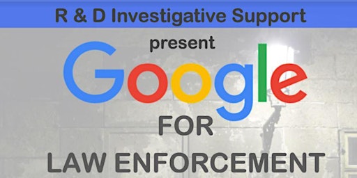 Imagem principal do evento Google for Law Enforcement