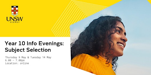 UNSW Year 10 Info Evenings: Subject Selection primary image