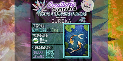 Imagem principal do evento Creatively Cannabis: Tokes & Brushstrokes  (420 Smoke and Paint) 5/18/24