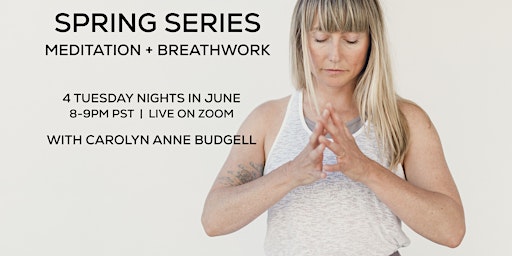 Imagem principal do evento Spring Meditation + Breath Series  (VIRTUAL)