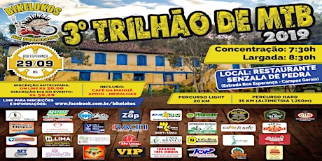 Imagem principal do evento 3º TRILHÃO BIKELOKOS DE MTB