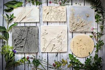 Green Thumbs:  Botanical Plaster Cast Tiles with Flowers primary image