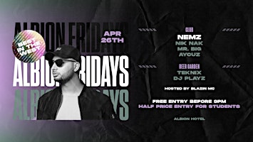 Hauptbild für Albion Fridays // Nemz // April 26th, 2024