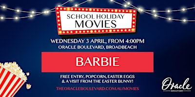 Primaire afbeelding van Oracle Boulevard Free School Holiday Movies: BARBIE