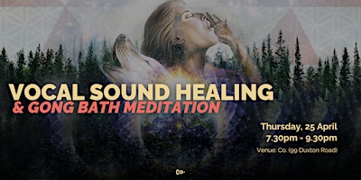Vocal Sound Healing & Gong Bath Meditation primary image