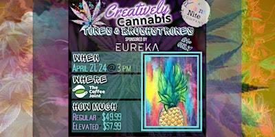 Imagen principal de Creatively Cannabis: Tokes & Brushstrokes  (420 Smoke and Paint) 4/21/24