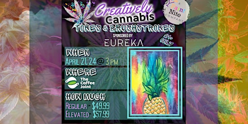 Primaire afbeelding van Creatively Cannabis: Tokes & Brushstrokes  (420 Smoke and Paint) 4/21/24