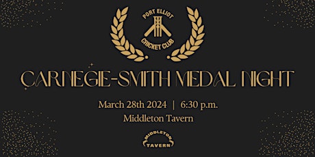 Senior Presentation Night - Carnegie-Smith Medal