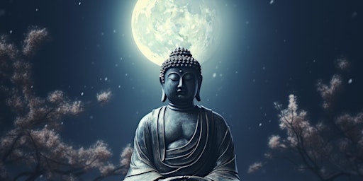 Imagem principal do evento New and Full Moon Meditation with Tuhin Roy by Quietpeaks