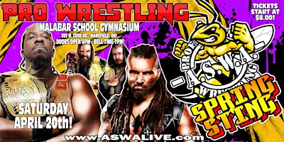 Imagem principal de Live Pro Wrestling: ASWA Spring Sting 2024!