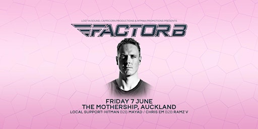 Imagem principal de Factor B (Subculture/PureTrance/FSOE)