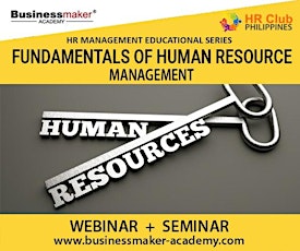 Live Seminar: Fundamentals of HR Management