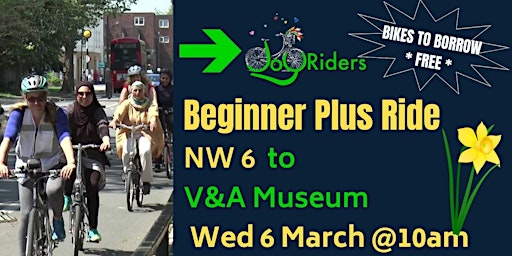 Imagen principal de JoyRiders Beginners Plus Ride: South Kilburn to V&A Museum