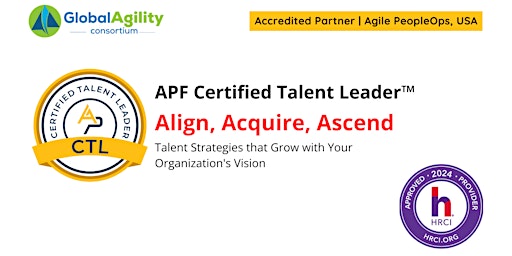 APF Certified Talent Leader™ (APF CTL™) | Apr 2-3, 2024 primary image
