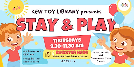Primaire afbeelding van Kew Toy Library's Stay & Play!