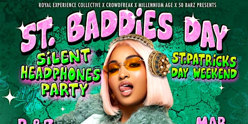 Silent Headphones Party: St Baddies Day (R&B Only) primary image