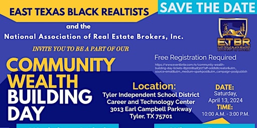 Primaire afbeelding van Community Wealth Building Day/Free Real Estate Workshops