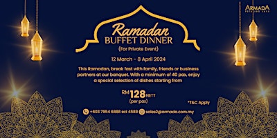 Hauptbild für Ramadan Private Buffet Dinner
