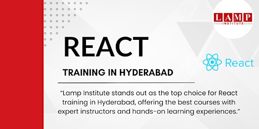 Imagem principal de React training in Hyderabad