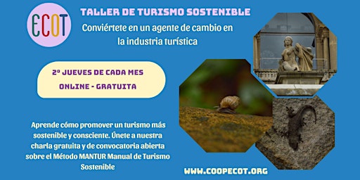 Imagen principal de Taller de Turismo Sostenible: Conviértete en un agente de cambio!