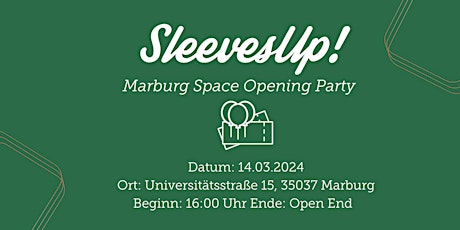 SleevesUp! Marburg Opening Party primary image