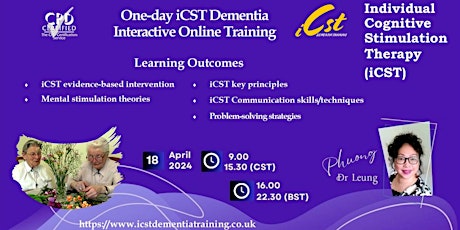 individual Cognitive Stimulation Therapy Dementia Online Education Training