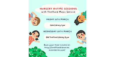 Nursery Rhyme Sessions - Old Trafford Library primary image