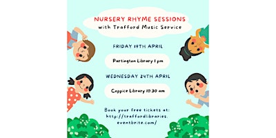 Nursery Rhyme Sessions - Partington Library primary image