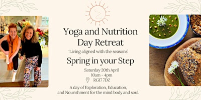 Imagem principal do evento Yoga and Nutrition Day Retreat -  Spring in Your Step