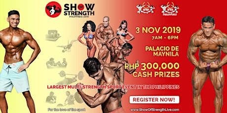 Show of Strength Philippines 2019 - Athletes Registration primary image