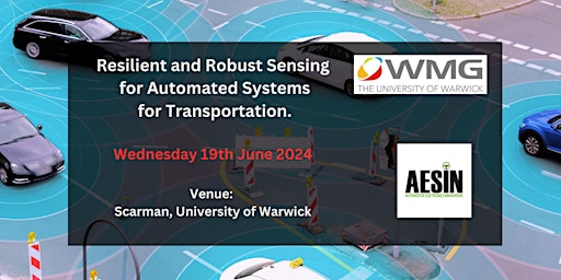 Image principale de Resilient and Robust Sensing for Automated Systems for Transportation