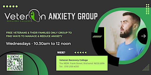Primaire afbeelding van Anxiety Group for Veterans and Their Families
