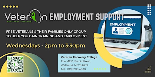 Imagem principal de Employment Support for Veterans & their Families