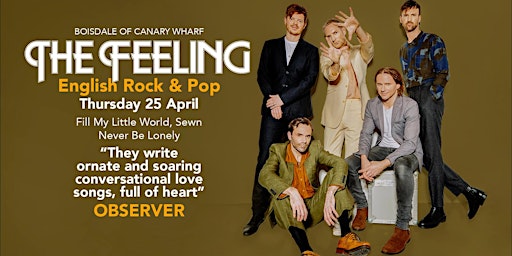 The Feeling | English Rock & Pop primary image