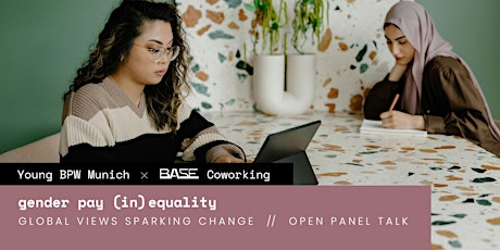 Imagem principal do evento Gender pay (in)equality: Global views sparking change
