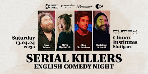 Serial Killers - English Standup Comedy Night in Stuttgart primary image