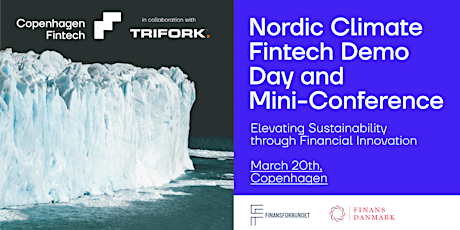 Image principale de Nordic Climate Fintech Demo Day and Mini-Conference