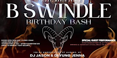 Imagen principal de B Swindle Birthday Bash