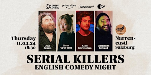 Imagem principal de Serial Killers - English Standup Comedy Night in Salzburg - Early Show