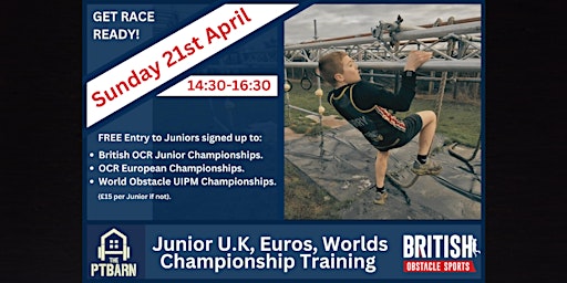 Image principale de Junior U.K, Euros, Worlds Championship Training Session