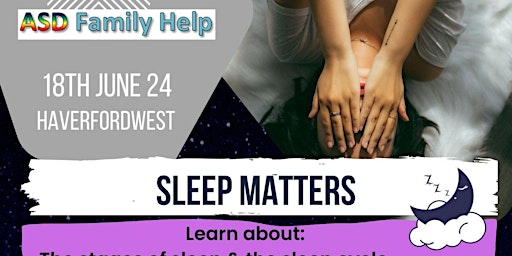 Sleep Matters Workshop - Haverfordwest PEMBROKESHIRE primary image
