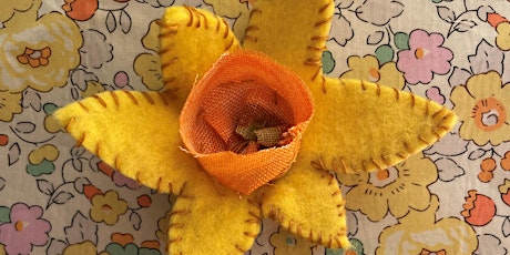 Daffodil Felt Brooch Workshop